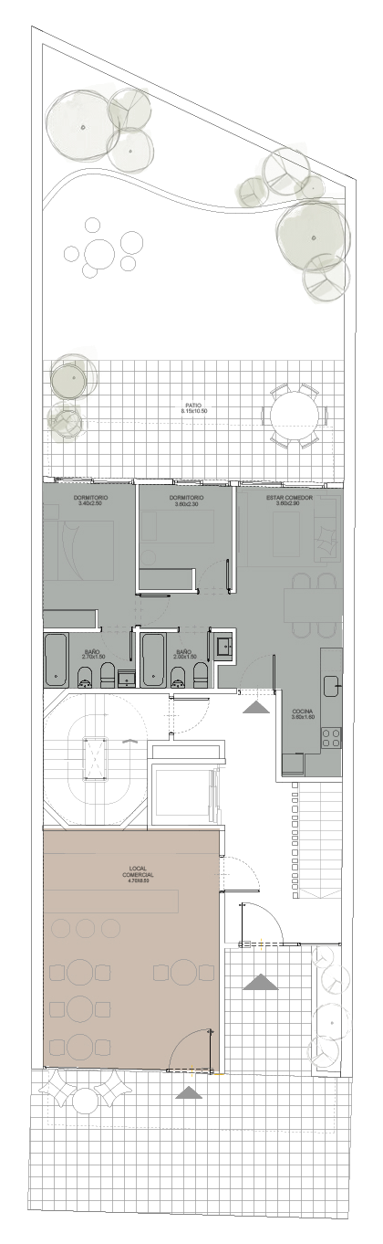 Plano de la planta baja